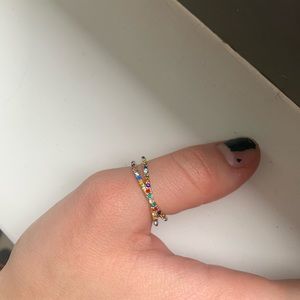 🌈Rainbow thumb ring 🌈